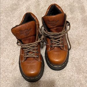 Classic Brown Leather Women's Boots